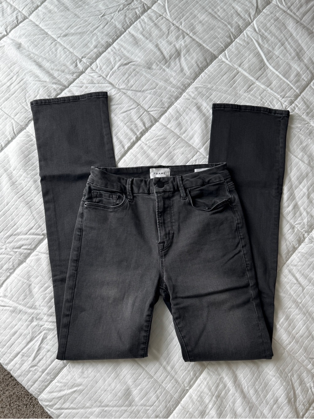 Frame le mini boot high waisted grey jeans size 29 - Picture 1 of 8